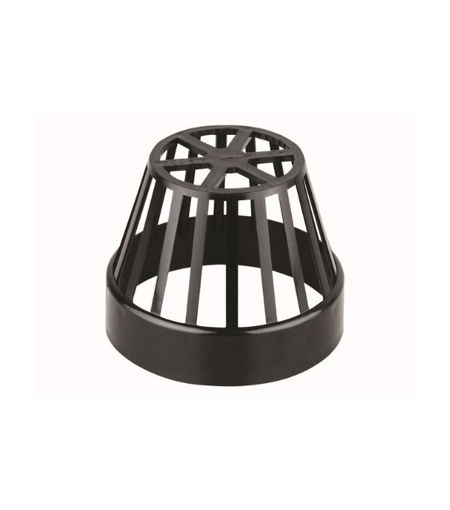 Wavin OsmaSoil 4S302B Balloon Grating 110mm Black