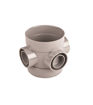 Wavin OsmaSoil 4S588G Short Boss Pipe 110mm Grey