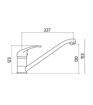 Harrison Aruba Kitchen Tap - Chrome