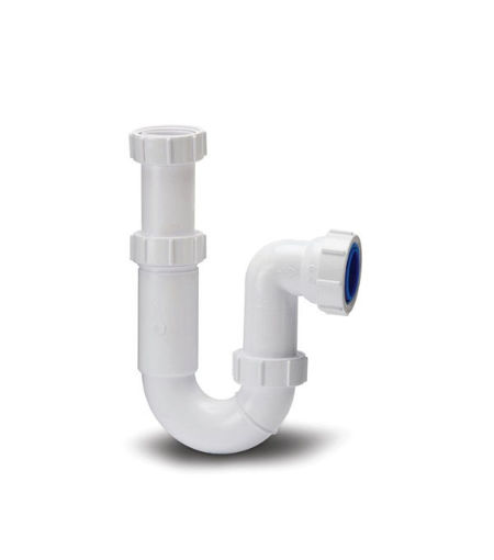 Polypipe 40mm Telescopic P Trap 75mm Seal