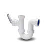Polypipe 40mm Wash Machine Trap Single Spigot