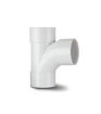 Polypipe ABS 32mm Swept Equal Tee - White