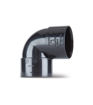 Polypipe ABS 40mm 90Deg Knuckle Bend - Black