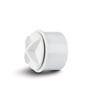 Polypipe ABS 40mm Screwed Access Plug - White