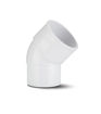 Polypipe ABS 40mm Spigot 45 Degree Bend - White