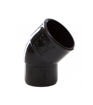 Polypipe ABS 40mm Spigot 45Deg Bend - Black