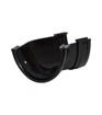 Polypipe Deep Capacity Half Round Gutter 90Deg Bend - Black