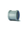 Polypipe Soil  4" Slip Socket - Grey
