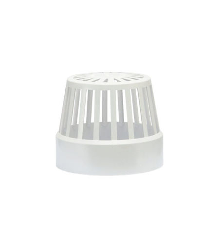 Polypipe Soil 4" Balloon Grating - White