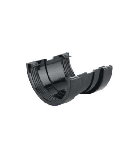 Wavin Osma Superline 5T509B Gutter Union Black