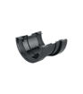 Wavin Osma Superline 5T509B Gutter Union Black