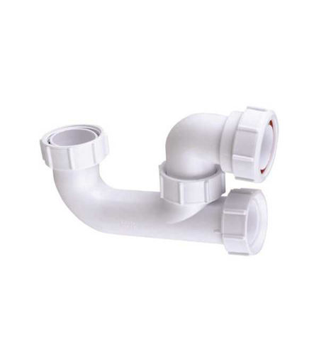 Wavin Osma Trap 5V802W 40mm Bath Trap 38mm