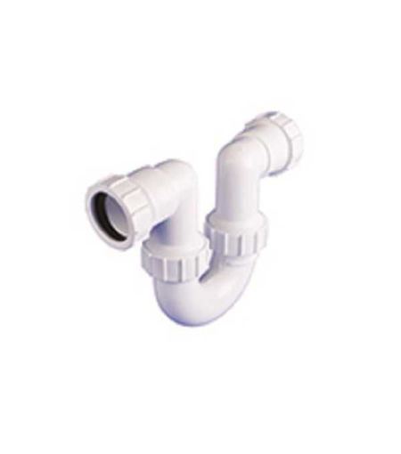 Wavin Osma Trap 5V805W 40mm Running P Trap 76mm 
