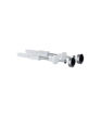 Viva Straight Floor Toilet Pan Fixing Kit (Chrome & white Cap)