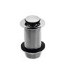 Unslotted Round Basin Waste - Chrome