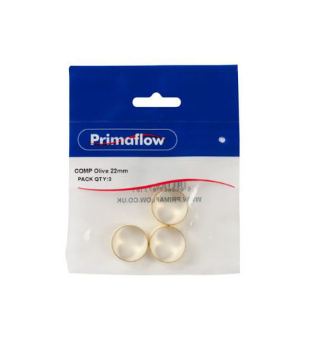 PrimaPack COMP Brass Olive 22mm PK 3 9CO223