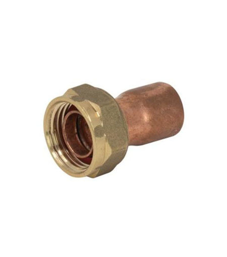 Endfeed 22mm x ¾" Straight Tap Connector EFSTC-22E