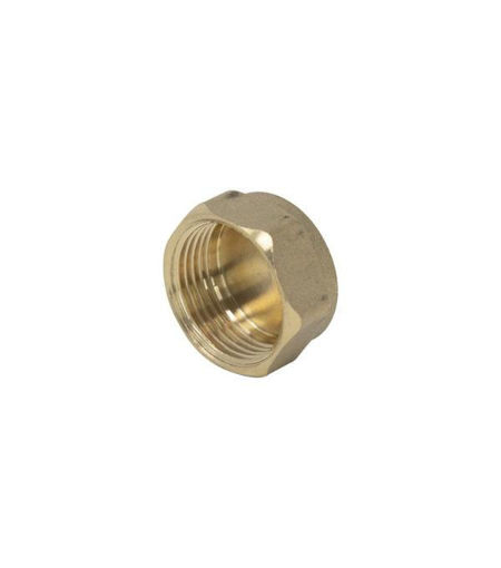3/4" Brass Threaded Blanking Cap BRBC-E