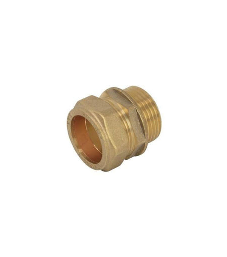 15mm × 3/4" Compression Straight Connector MI