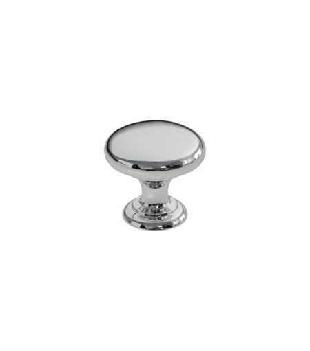 38mm Round Knob Handle - Chrome