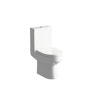 Larchwood Rimless Close Coupled Open Back WC, Cistern & Soft Close Seat