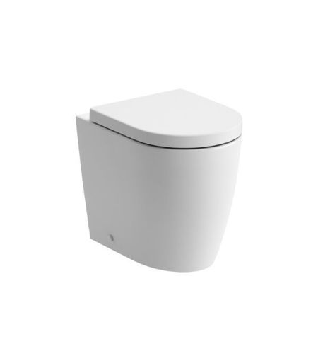 Strode Rimless Back To Wall Comfort Height WC & Soft Close Seat