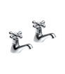 Salem Bath Pillar Taps - Chrome