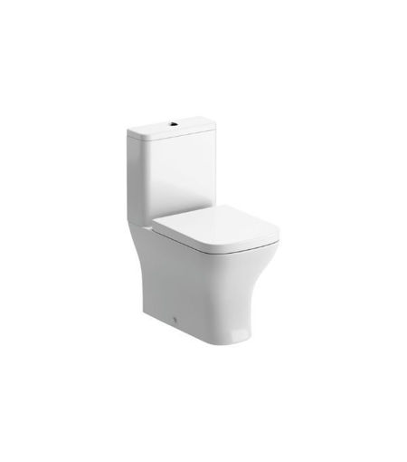 Cedar Short Projection Close Coupled Fully Shrouded WC & Wrapover Soft Close Seat