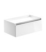 Carton 800mm 1 Drawer Wall Hung Basin Unit (No Top) - White Gloss
