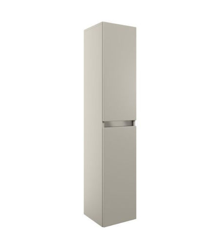 Carton 300mm 2 Door Wall Hung Tall Unit - Latte