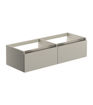 Carton 1200mm Wall Hung Basin Unit Run (No Top) - Latte