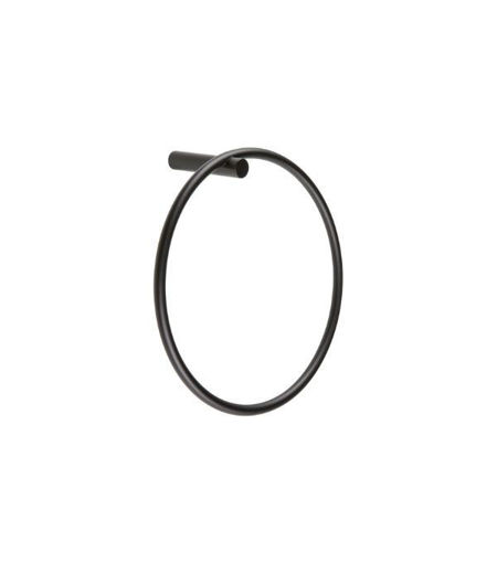 Roberts Towel Ring - Black