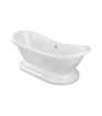 Grasmere Freestanding 1760x700x720mm 2TH Bath w/Base - White