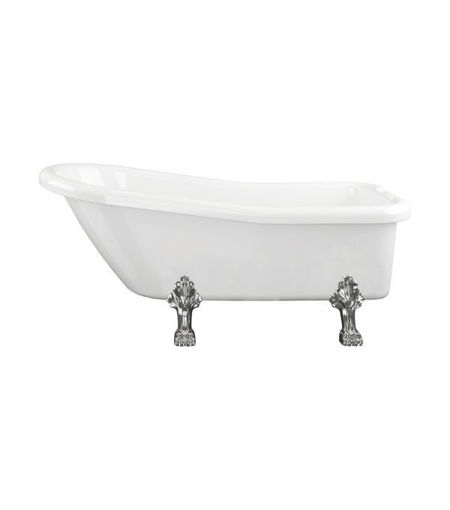Shearwater Freestanding 1530x670x760mm 2TH Bath w/Feet