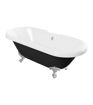 Wittlich Freestanding 1690x740x620mm 2TH Bath w/Feet - Black