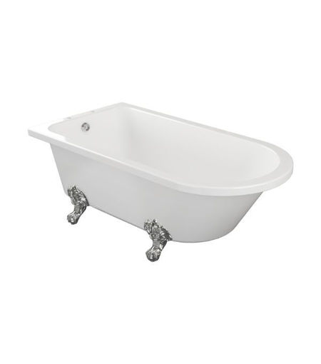 Cleeve Freestanding 1700x750x650mm 2TH Corner Bath w/Feet