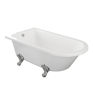 Cleeve Freestanding 1500x750x650mm 2TH Corner Bath w/Feet