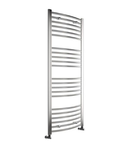 Grafton Curved 30mm Ladder Radiator (500x1600x30mm) - Chrome