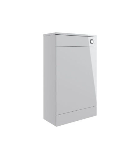 Avon 500mm Floor Standing WC Unit - Grey Gloss