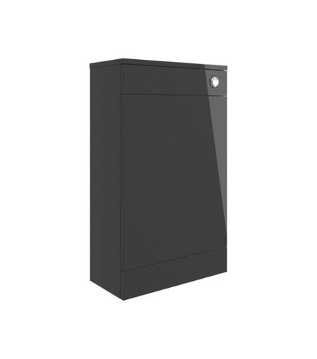 Avon 500mm Floor Standing WC Unit - Anthracite Gloss