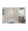 Rixon 1000mm Sliding Door - Chrome