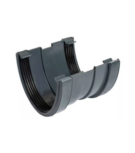 Wavin Osma DeepLine 9T909G Gutter Union Anthracite Grey