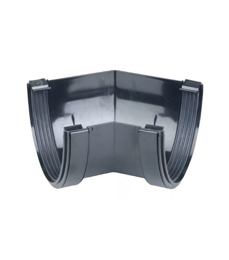 Wavin Osma DeepLine 9T904B Gutter Angle 45 deg  Black