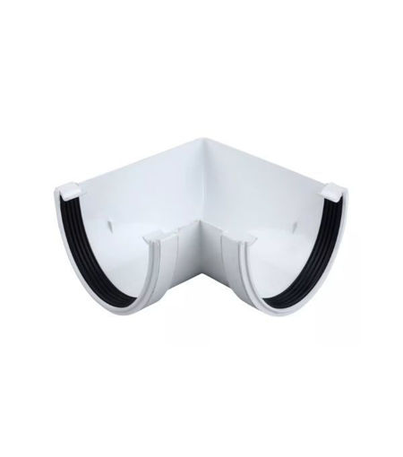 Wavin Osma DeepLine 9T903W Gutter Angle 90 deg  White