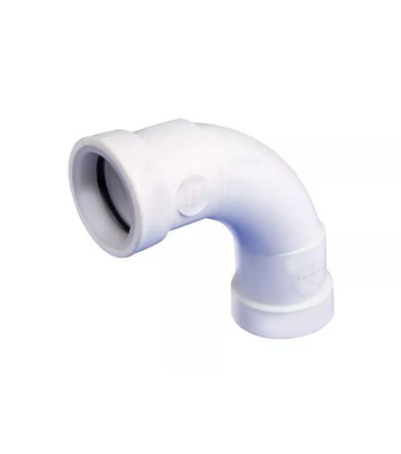 Wavin Osma P/Fit 4W1461W 32mm 90 Swept Bend Wh