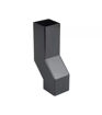 Wavin Osma SquareLine 4T838B Pipe Wall Offset Black
