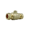 Full Bore Heavy Duty 15mm Brass Isolation Valve