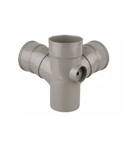 Wavin OsmaSoil 4S491E Corner Branch - Olive