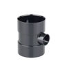Wavin OsmaSoil 4S484E Bossed Pipe 40mm Black