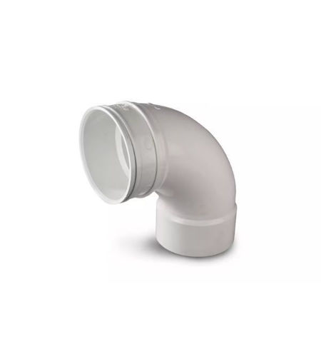 Wavin OsmaSoil 4S461W D/SW Bend 87.5 deg 110mm White